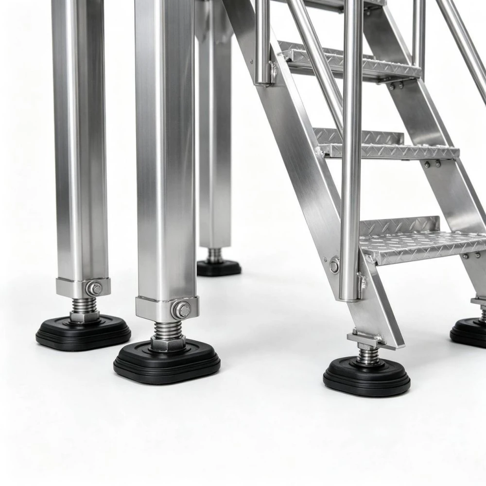 Piattaforma di accesso in acciaio inossidabile