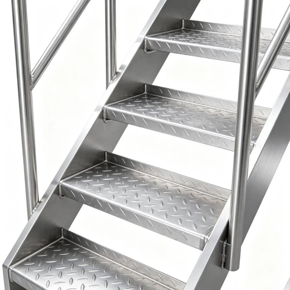Piattaforma di accesso in acciaio inossidabile