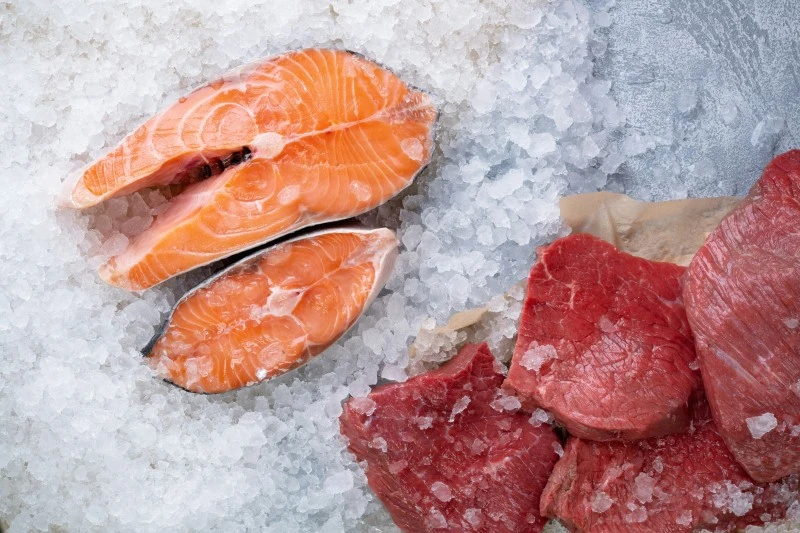 Carne, pollame e frutti di mare